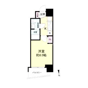 セレニテ天満橋アリアの間取り図