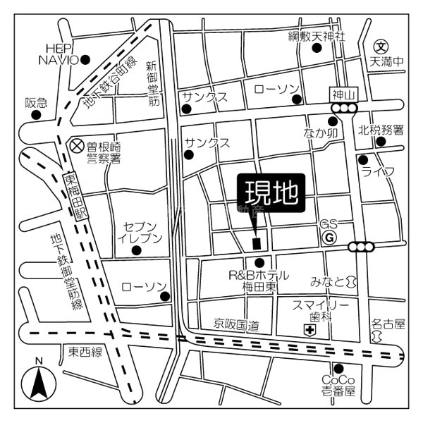 イーストヴィラ梅田の外観2枚目