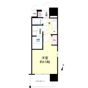 エスリードレジデンス大阪福島シティウエストの間取り図