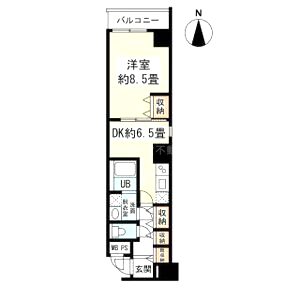 プルミエール南本町の間取り図