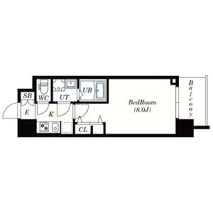S-RESIDENCE天満Gracisの間取り図