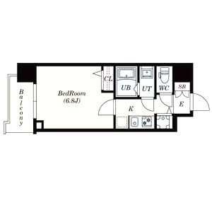 S-RESIDENCE天満Gracisの間取り図
