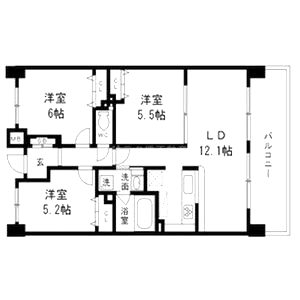 KDX宝塚レジデンスの間取り図