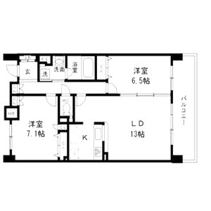 KDX宝塚レジデンスの間取り図