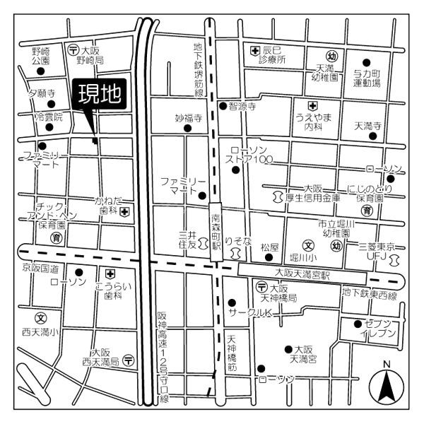 LOWLANDS西天満の外観2枚目