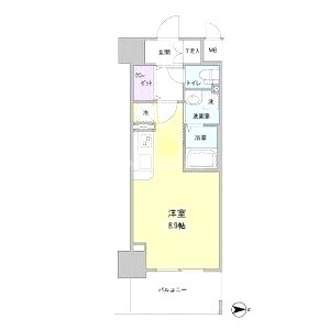 LOWLANDS西天満の間取り図