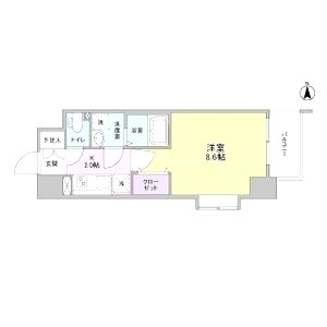 LOWLANDS西天満の間取り図