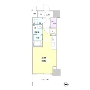 LOWLANDS西天満の間取り図