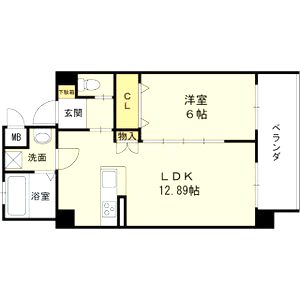ノーベル都島の間取り図