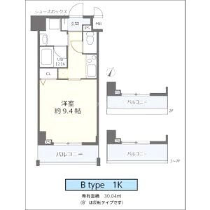 STEADY三宮の間取り図