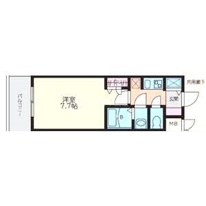 S-RESIDENCE三国WESTの間取り図
