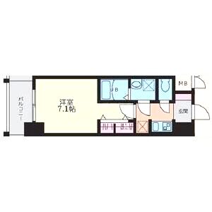 S-RESIDENCE三国WESTの間取り図