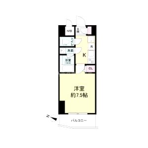 アプリーレ三宮イーストの間取り図