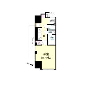 アプリーレ三宮イーストの間取り図