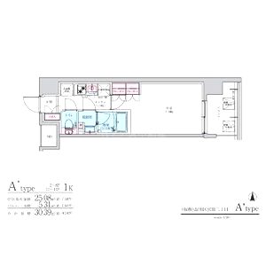 コンフォリア・リヴ新大阪Qの間取り図