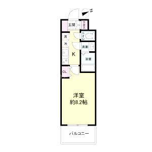 パークフラッツ尼崎の間取り図