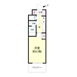パークフラッツ尼崎の間取り図