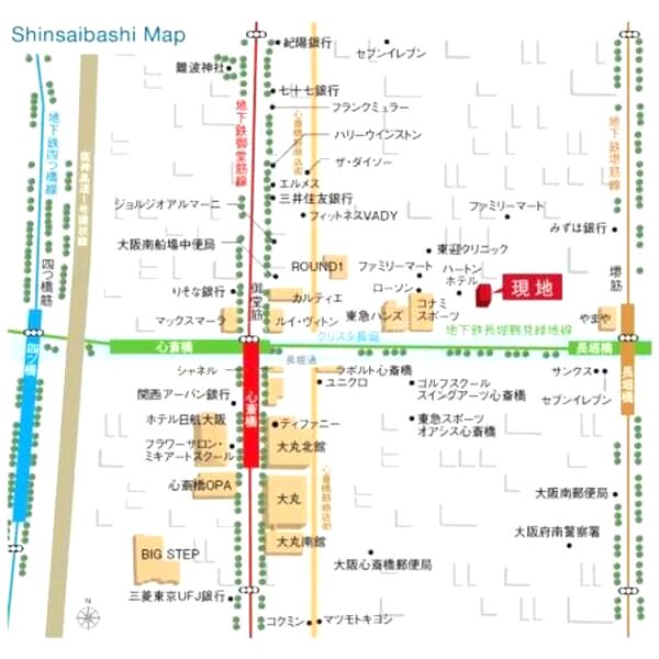 パークアクシス心斎橋の外観2枚目