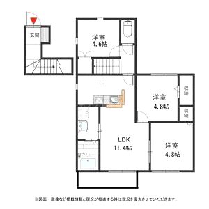 エスペランサ粟津の間取り図