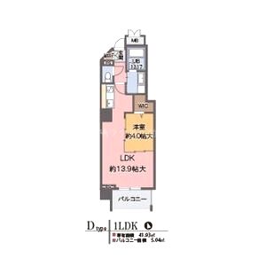 ホープ池田栄本町の間取り図