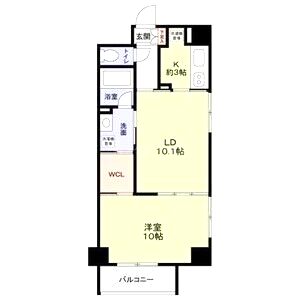 クレオキタホリエの間取り図