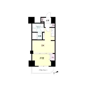 セレニテ新大阪弐番館の間取り図