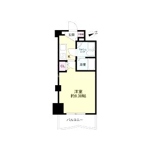 セレニテ新大阪弐番館の間取り図