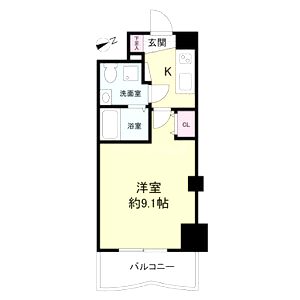 セレニテ新大阪弐番館の間取り図