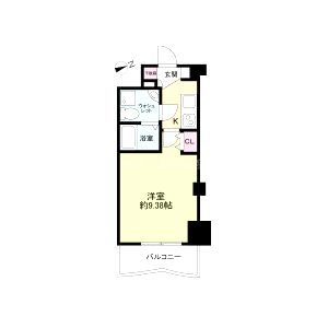 セレニテ新大阪弐番館の間取り図