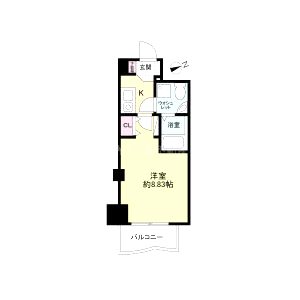 セレニテ新大阪弐番館の間取り図