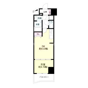 セレニテ新大阪弐番館の間取り図