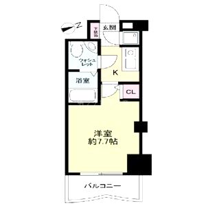 セレニテ新大阪弐番館の間取り図