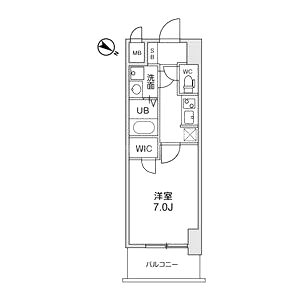 LaDouceur西天満の間取り図