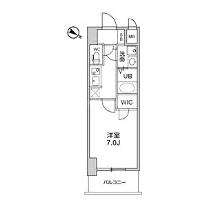 LaDouceur西天満の間取り図
