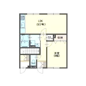 カーサフェリーチェ Cの間取り図