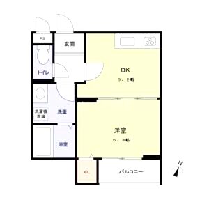 コンフォルタ中津の間取り図