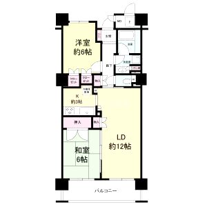 エル・セレーノ上本町レジデンスの間取り図
