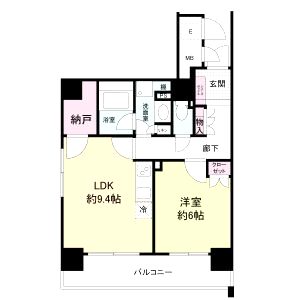 エル・セレーノ上本町レジデンスの間取り図