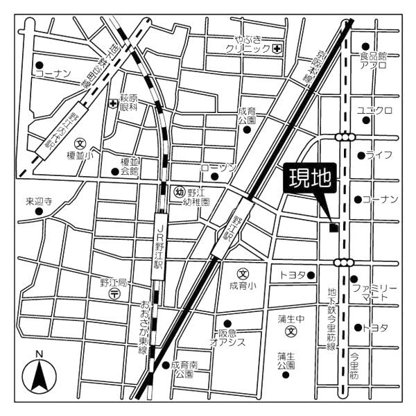 グランルージュ城東の外観2枚目