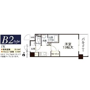 新大阪南グランドマンションの間取り図