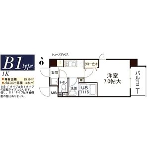 新大阪南グランドマンションの間取り図