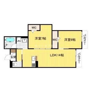 Rocher Villageの間取り図