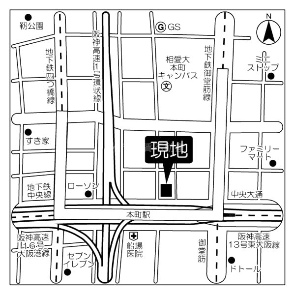 ブランズタワー御堂筋本町の外観2枚目