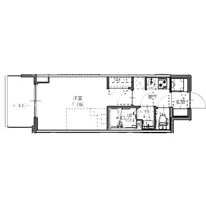 S-RESIDENCE堺筋本町Deuxの間取り図