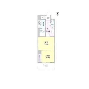 LAFFICE住吉本町の間取り図