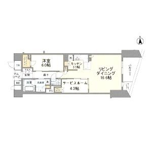 ブランズ京都河原町通の間取り図