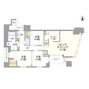 ブランズ京都河原町通の間取り図