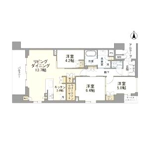 ブランズ京都河原町通の間取り図