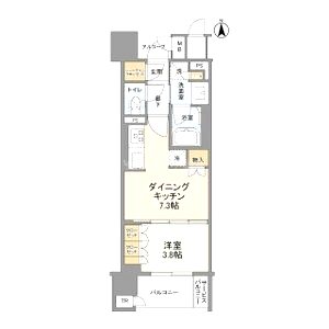 ブランズ京都河原町通の間取り図