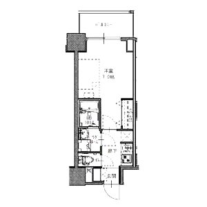 S-RESIDENCE福島玉川Unoの間取り図